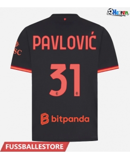 Günstige AC Milan Strahinja Pavlovic #31 3rd trikot 2026-27 Kurzarm